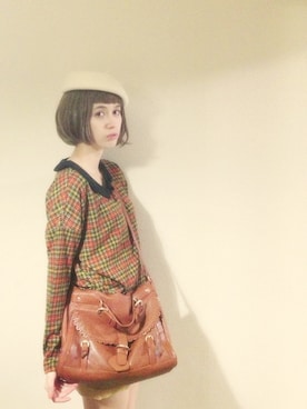 「SEE BY CHLOE（シーバイクロエ）のアイテム」を使った、大釜ケリーさん（レディース・165cm）の秋コーディネート