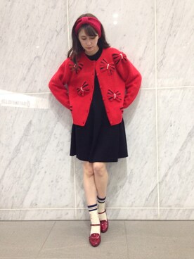 「Another Edition（アナザーエディション）のアイテム（ワンピース/ドレス）」を使った、大釜ケリーさん（レディース・165cm）の冬コーディネート