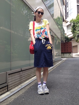 大釜ケリーさん（レディース・165cm）の夏コーディネート