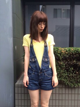 「キャラファッション」｜大釜ケリーさん（レディース・165cm）の夏コーディネート