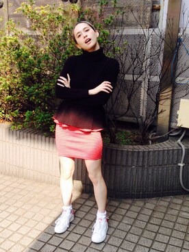 大釜ケリーさん（レディース・165cm）の秋コーディネート