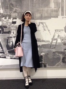 「Another Edition（アナザーエディション）のアイテム（ワンピース/ドレス）」を使った、大釜ケリーさん（レディース・165cm）の冬コーディネート