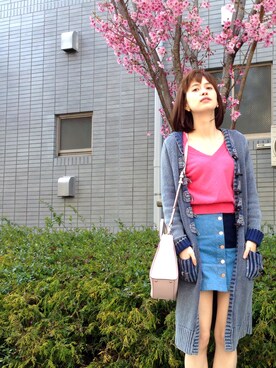 大釜ケリーさん（レディース・165cm）の春コーディネート