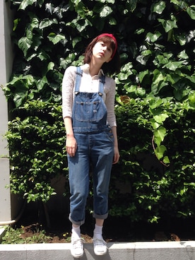 「CONVERSE（コンバース）のCONVERSE コンバース ジャック パーセル / JACK PURCEL（スニーカー）」を使った、大釜ケリーさん（レディース・165cm）の春コーディネート