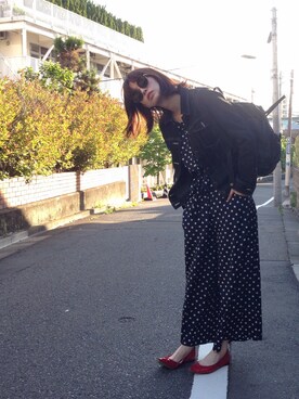 「merry jenny（メリージェニー）のアイテム（ワンピース/ドレス）」を使った、大釜ケリーさん（レディース・165cm）の夏コーディネート