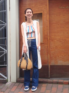 大釜ケリーさん（レディース・165cm）の夏コーディネート