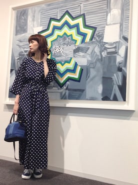 「merry jenny（メリージェニー）のアイテム（ワンピース/ドレス）」を使った、大釜ケリーさん（レディース・165cm）の夏コーディネート