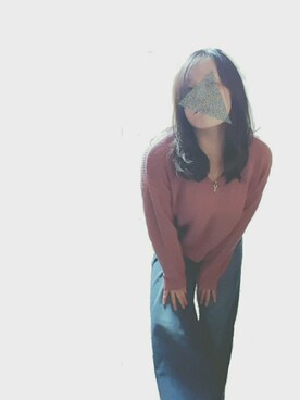 「くすみピンク」｜「アイテム（その他雑貨）」を使った、HuB@さん（レディース・153cm）の冬コーディネート