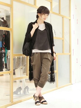 yukaさん（レディース・160cm）の夏コーディネート