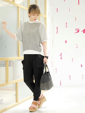 yukaさん（レディース・160cm）の夏コーディネート