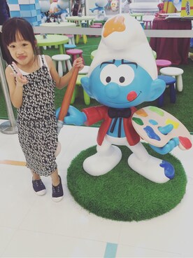 「アイテム（キャミソール）」を使った、Louis Loさん（キッズ・110cm）の夏コーディネート