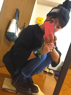 「aiko」｜「アイテム（ニットキャップ/ビーニー）」を使った、‍あやのたん✩さん（レディース・157cm）の秋コーディネート