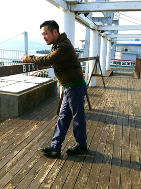 カワヤンさん（メンズ・173cm）の冬コーディネート