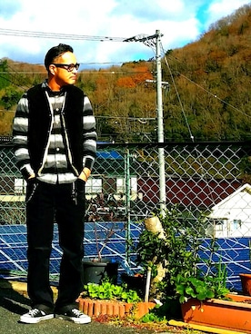 カワヤンさん（メンズ・173cm）の冬コーディネート