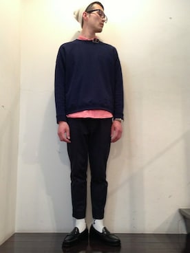 「URBAN RESEARCH（アーバンリサーチ）のアイテム（その他シューズ）」を使った、kondoさん（メンズ・180cm）の春コーディネート