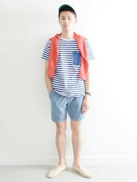 kondoさん（メンズ・180cm）の夏コーディネート