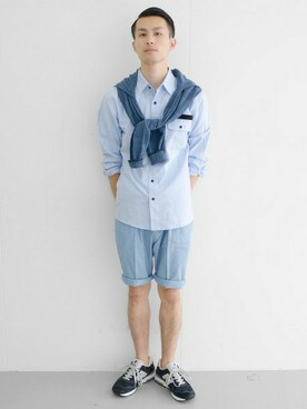 kondoさん（メンズ・180cm）の夏コーディネート