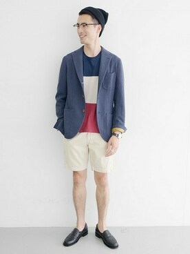 kondoさん（メンズ・180cm）の夏コーディネート