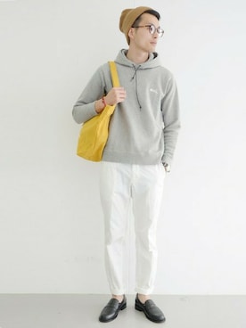 「URBAN RESEARCH（アーバンリサーチ）のアイテム（その他シューズ）」を使った、kondoさん（メンズ・180cm）の夏コーディネート