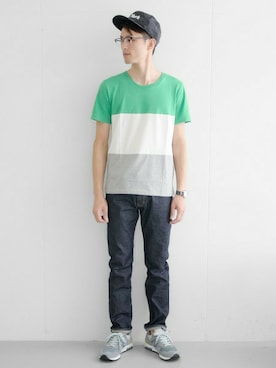 kondoさん（メンズ・180cm）の夏コーディネート