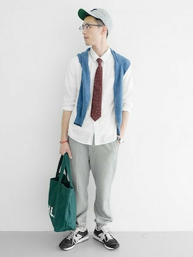 kondoさん（メンズ・180cm）の夏コーディネート