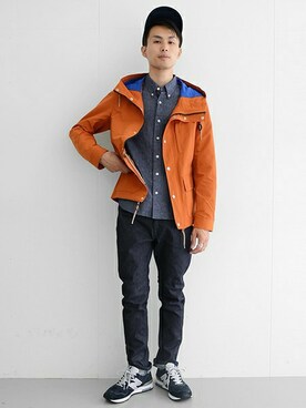 「URBAN RESEARCH（アーバンリサーチ）のアイテム（マウンテンパーカー）」を使った、kondoさん（メンズ・180cm）の夏コーディネート