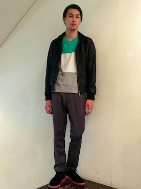 kondoさん（メンズ・180cm）の秋コーディネート