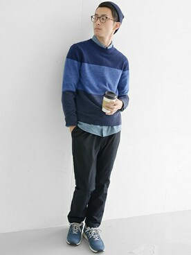 「URBAN RESEARCH（アーバンリサーチ）のアイテム（ニットキャップ/ビーニー）」を使った、kondoさん（メンズ・180cm）の秋コーディネート