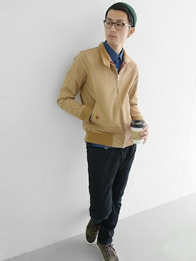 「URBAN RESEARCH（アーバンリサーチ）のアイテム（ニットキャップ/ビーニー）」を使った、kondoさん（メンズ・180cm）の秋コーディネート