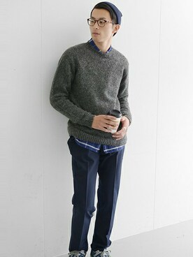 「URBAN RESEARCH（アーバンリサーチ）のアイテム（ニットキャップ/ビーニー）」を使った、kondoさん（メンズ・180cm）の秋コーディネート