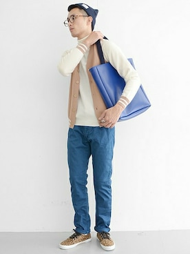 「URBAN RESEARCH（アーバンリサーチ）のアイテム（ニットキャップ/ビーニー）」を使った、kondoさん（メンズ・180cm）の秋コーディネート