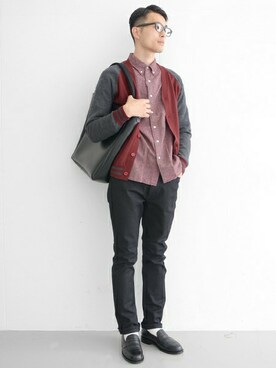 kondoさん（メンズ・180cm）の秋コーディネート