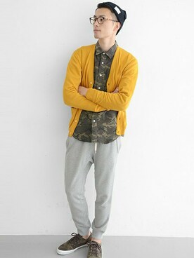 「URBAN RESEARCH（アーバンリサーチ）のアイテム（ニットキャップ/ビーニー）」を使った、kondoさん（メンズ・180cm）の秋コーディネート