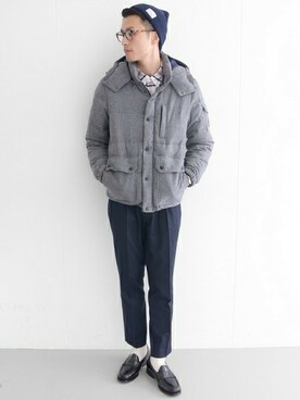 「URBAN RESEARCH（アーバンリサーチ）のアイテム（ニットキャップ/ビーニー）」を使った、kondoさん（メンズ・180cm）の秋コーディネート
