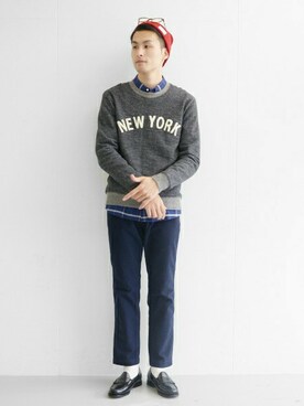 kondoさん（メンズ・180cm）の秋コーディネート