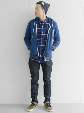 kondoさん（メンズ・180cm）の秋コーディネート