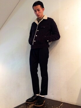 kondoさん（メンズ・180cm）の秋コーディネート