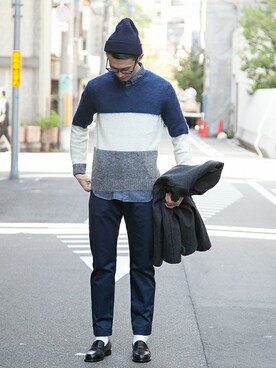 kondoさん（メンズ・180cm）の秋コーディネート
