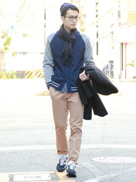 kondoさん（メンズ・180cm）の秋コーディネート