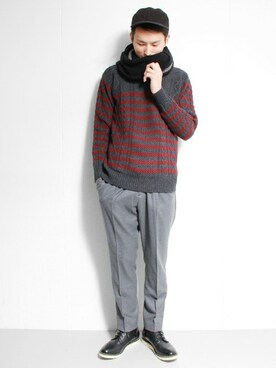 kondoさん（メンズ・180cm）の秋コーディネート