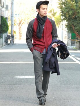 kondoさん（メンズ・180cm）の冬コーディネート