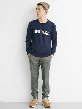 kondoさん（メンズ・180cm）の冬コーディネート