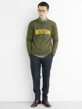 kondoさん（メンズ・180cm）の冬コーディネート