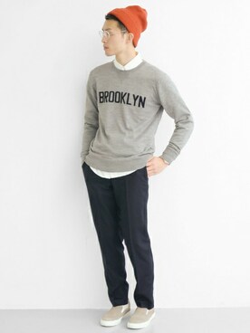 kondoさん（メンズ・180cm）の冬コーディネート