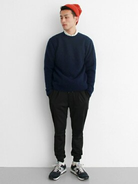 kondoさん（メンズ・180cm）の冬コーディネート