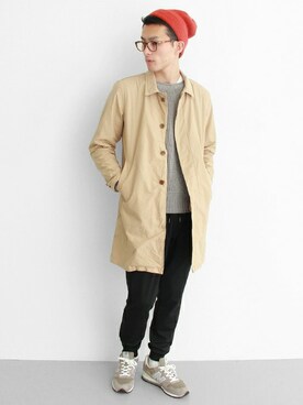 「UR」｜kondoさん（メンズ・180cm）の冬コーディネート