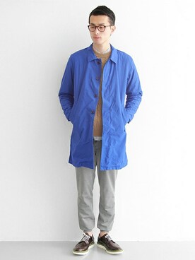 「UR」｜kondoさん（メンズ・180cm）の冬コーディネート