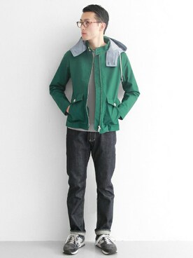 「UR」｜kondoさん（メンズ・180cm）の冬コーディネート