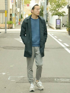 「UR」｜kondoさん（メンズ・180cm）の冬コーディネート