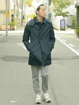 「UR」｜kondoさん（メンズ・180cm）の冬コーディネート